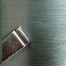 brushed stainless steel