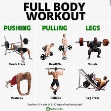 Push Pull Legs Split 3 6 Day Weight Training Workout
