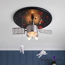 Space Ship Kid Bedroom Ceiling Light