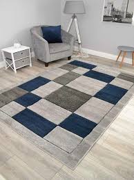 new dark navy blue grey rugs small