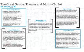 The Great Gatsby Themes And Motifs Ch 3 4 By Shana L On Prezi