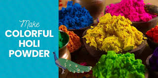 Celebrate Holi With A Colorful Powder