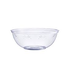 8 Round Clear Salad Bowl