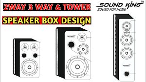 tower speaker box design
