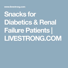 We include a recipe nutrition label below each recipe so you can decide if it's a good fit for your diet. Snacks For Diabetics Renal Failure Patients Livestrong Com Diabetic Snacks Kidney Recipes Renal Diet Recipes