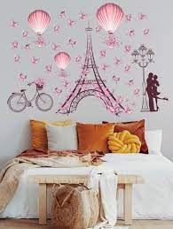 Eiffel Tower Pattern Wall Sticker Shein