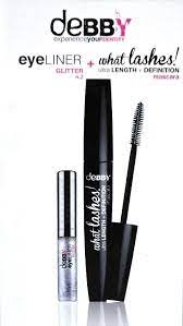 set debby mascara 10ml eye liner 4