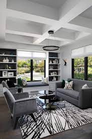 gray floor living room with white walls