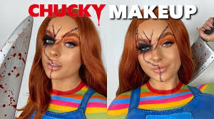 chucky glam makeup tutorial halloween