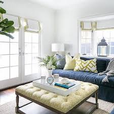 Yellow And Navy Living Rooms Design Ideas