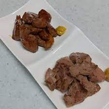 フライパンで簡単焼きとん『豚はつの鉄板焼き～塩とタレ～』 : Syuntaroの『食の荒野を彷徨う』