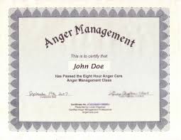 Fillable Anger Management Certificate Fill Online Printable Fillable