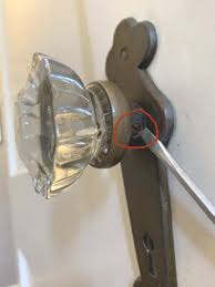 How To Fix A Loose Doorknob The
