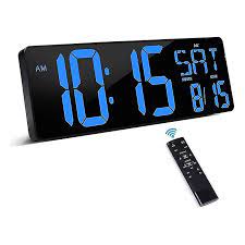 Large Digital Wall Clock With Remote