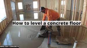 how to self level a concrete floor my