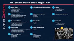 for software development project plan