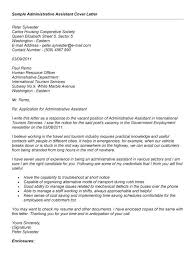 Cover Letter For Administrative Assistant Job Google