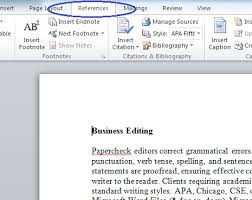 How To Make A Bibliography In Word 2010