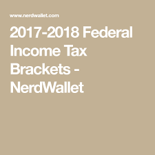 2018 2019 Federal Income Tax Brackets And Tax Rates Taxes