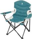 Foam Padded Oversized Camping Chair, Assorted Woods