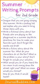 summer writing prompts for 2nd grade