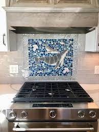 Diy Humpback Whale Ceramic Tile Mosaic