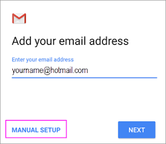 set up email in android email app