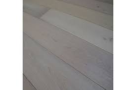 engineered oak pure white lacquered