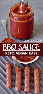 keto bbq sauce vegan low carb recipe