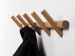 Pikka Meter Wall Mounted Wooden Coat Rack