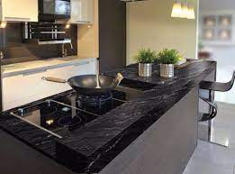 black granite countertops styles