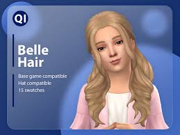 the sims resource belle hair