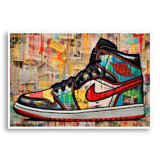 Air Jordon Sneakers Graffiti Style 10