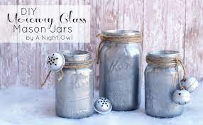 Diy Mercury Glass Mason Jars A Night