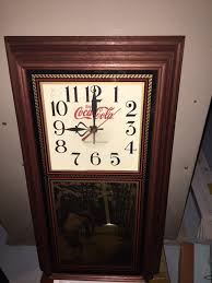 Vintage Coca Cola Golf Clock With