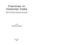 PDF) The Bengal Famine of 1943 | Madhusree Mukerjee - Academia.edu