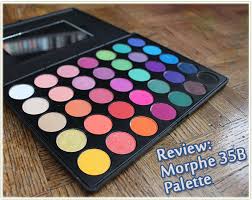 review morphe 35b palette makeup
