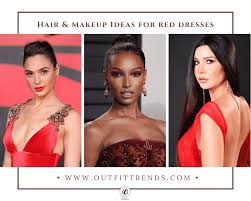 23 red dress makeup ideas hairstyling