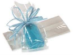 clear cello bags with gusset 2 5x2x6