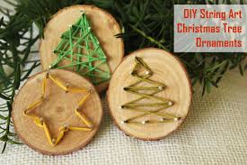 nail string art diy christmas tree