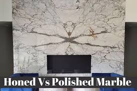 honed vs polished marble