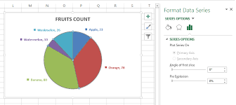 Microsoft Excel 2013 How To Increase Gap Between Slices In