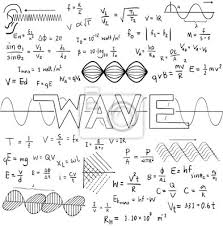 wave physics science theory doodle math