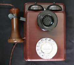 Gpo 121 Wall Mounted Wooden Telephone