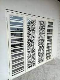 Paint Coated White Exterior French Door