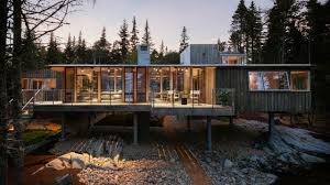 Concrete Cabin In Coastal Maine