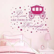 Cinderella Wall Decals Quote Live Like
