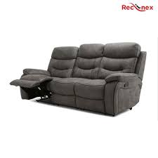 reclinex grey recliner sofa seating