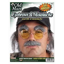 old man eyebrowoustache