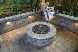 Tegula 40 Fire Pit Kit Paving